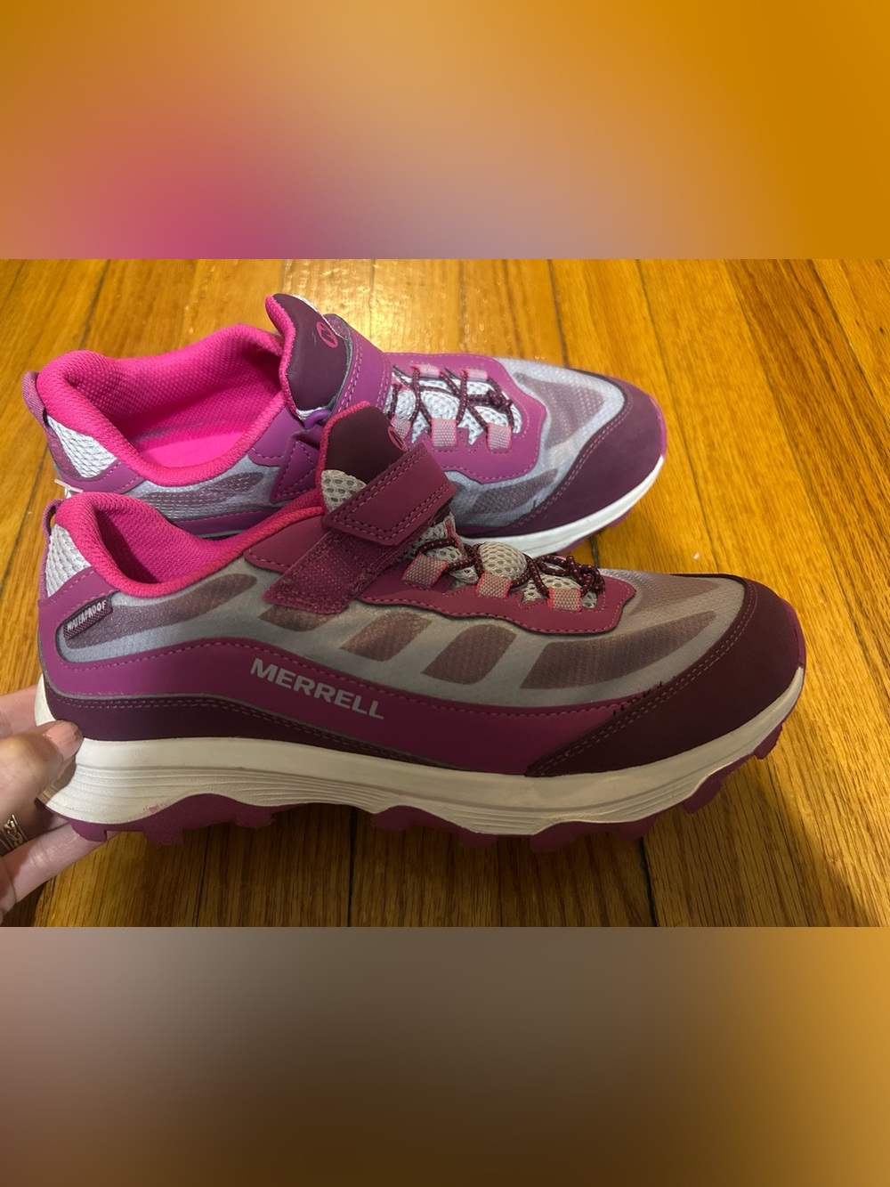 Merrell Moab Speed Low WTRPF Berry Waterpro pink Size 7